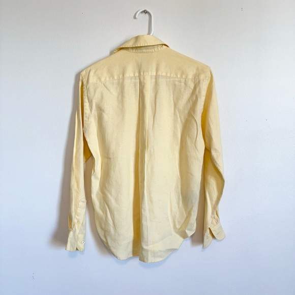 Vintage Lauren Ralph Lauren Linen Button Down Shirt - Picture 2 of 4